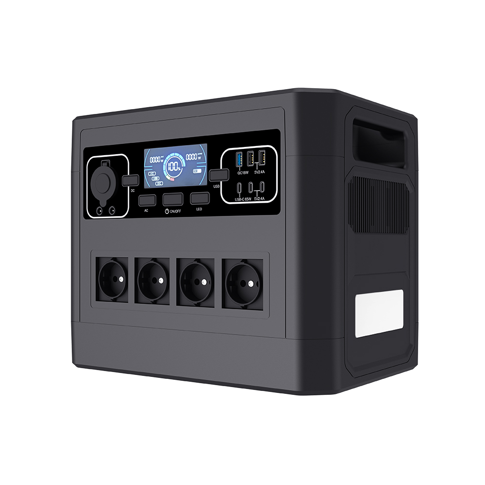 Portable Power Station 2000W Lifepo4 - Batterie Lifepo4 2000W, générateur de camping