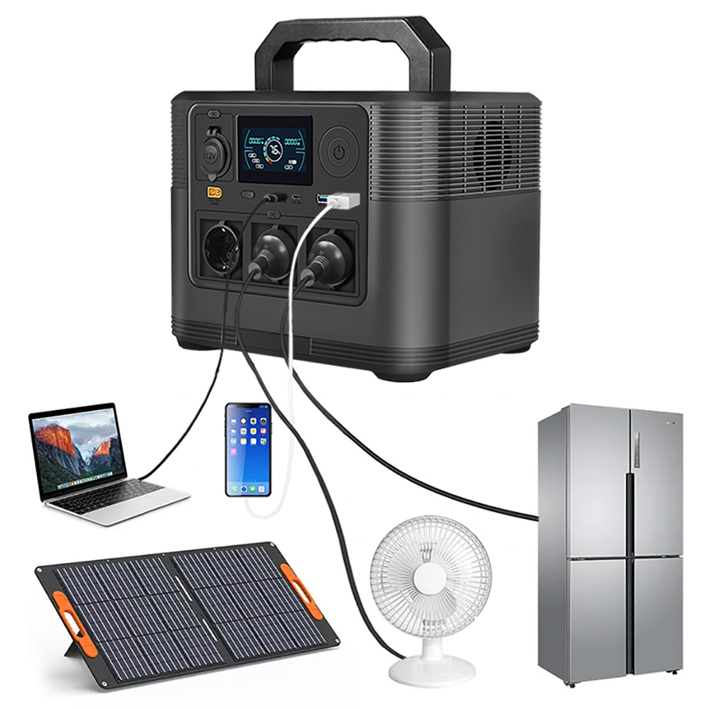 Portable Power Station 2000W Lifepo4 - Générateur solaire de camping portable tout-en-un,