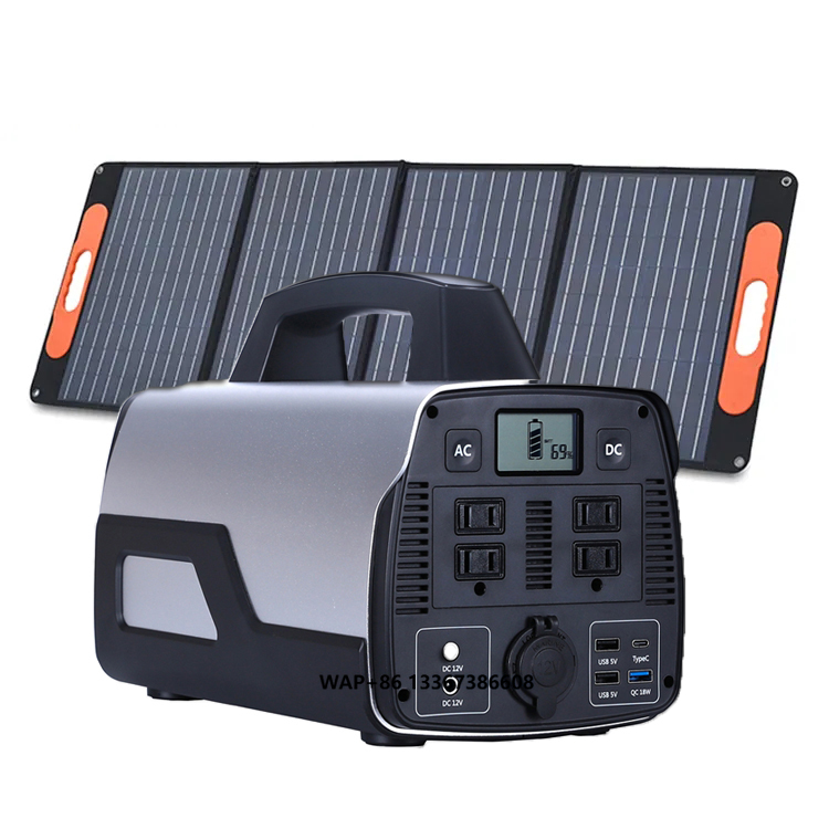 Portable Power Station 500W - Centrale solaire Mobile Portable 300W/500W avec