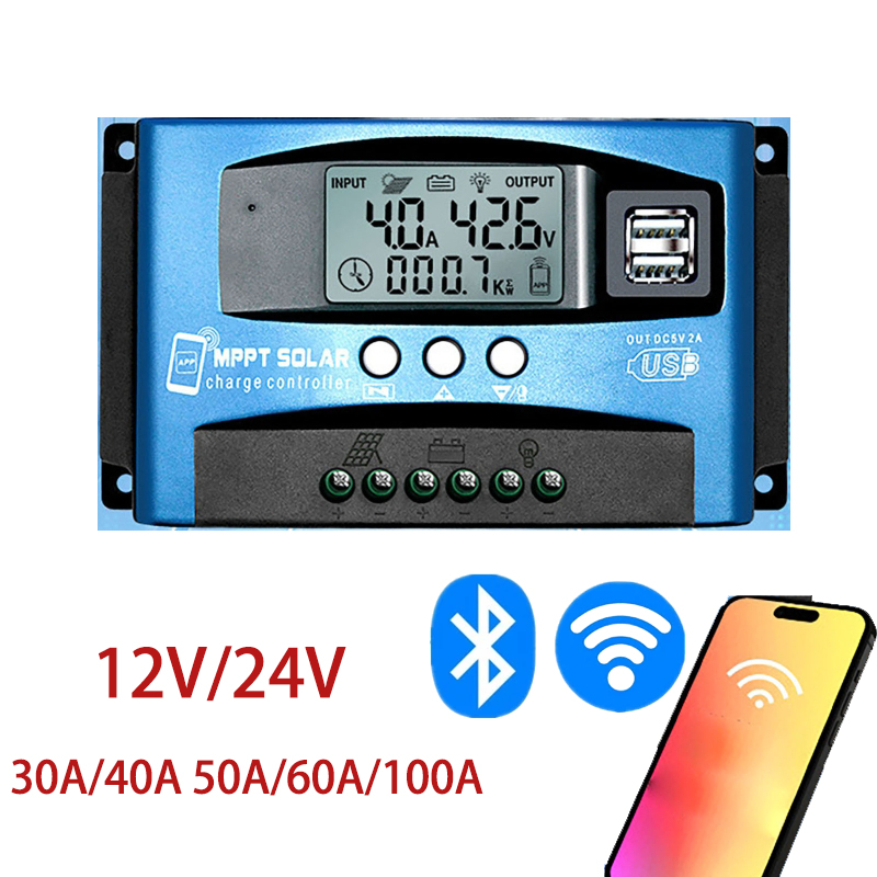 Mppt Solar Charge Controller 60A - Contrôleur de Charge solaire MPPT WiFi