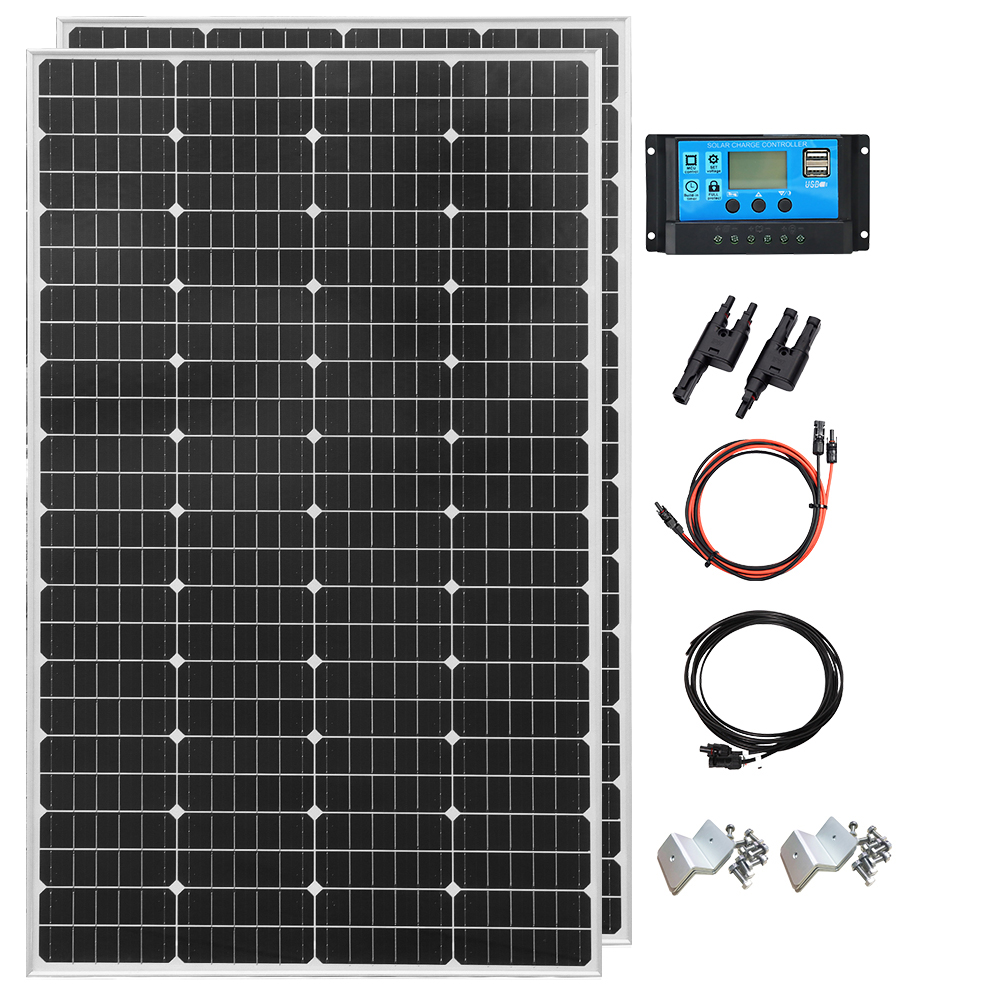 Solar Panel 400W Rigid Monocrystalline - Panneau solaire en verre rigide, panneaux