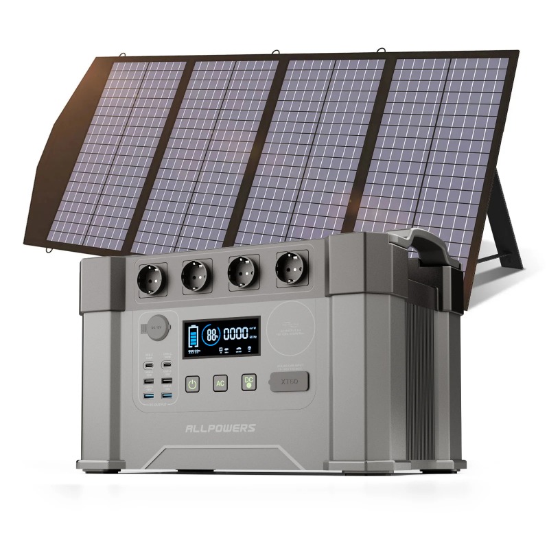 Power Station With 30A Rv Outlet - ALLPOWERS Powerstation 2400W alimentation de stockage
