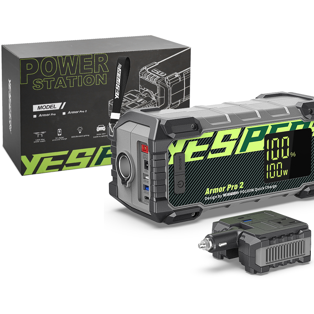 Portable Power Station 300W Camping - Station d'alimentation portable Yesper Armor Pro