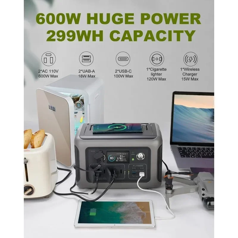 Portable Power Station 600W Ups - Offre Spéciale : Centrale Électrique Portable