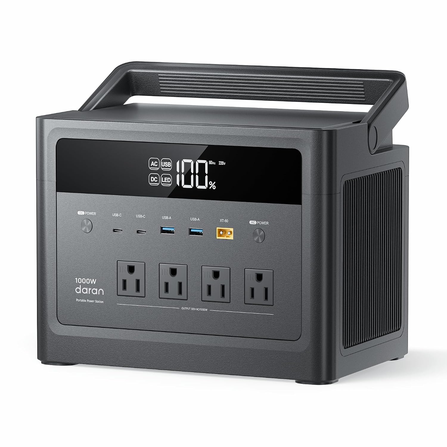 Portable Power Station 1000W Pure Sine - Station d'alimentation portable 1000W, générateur solaire