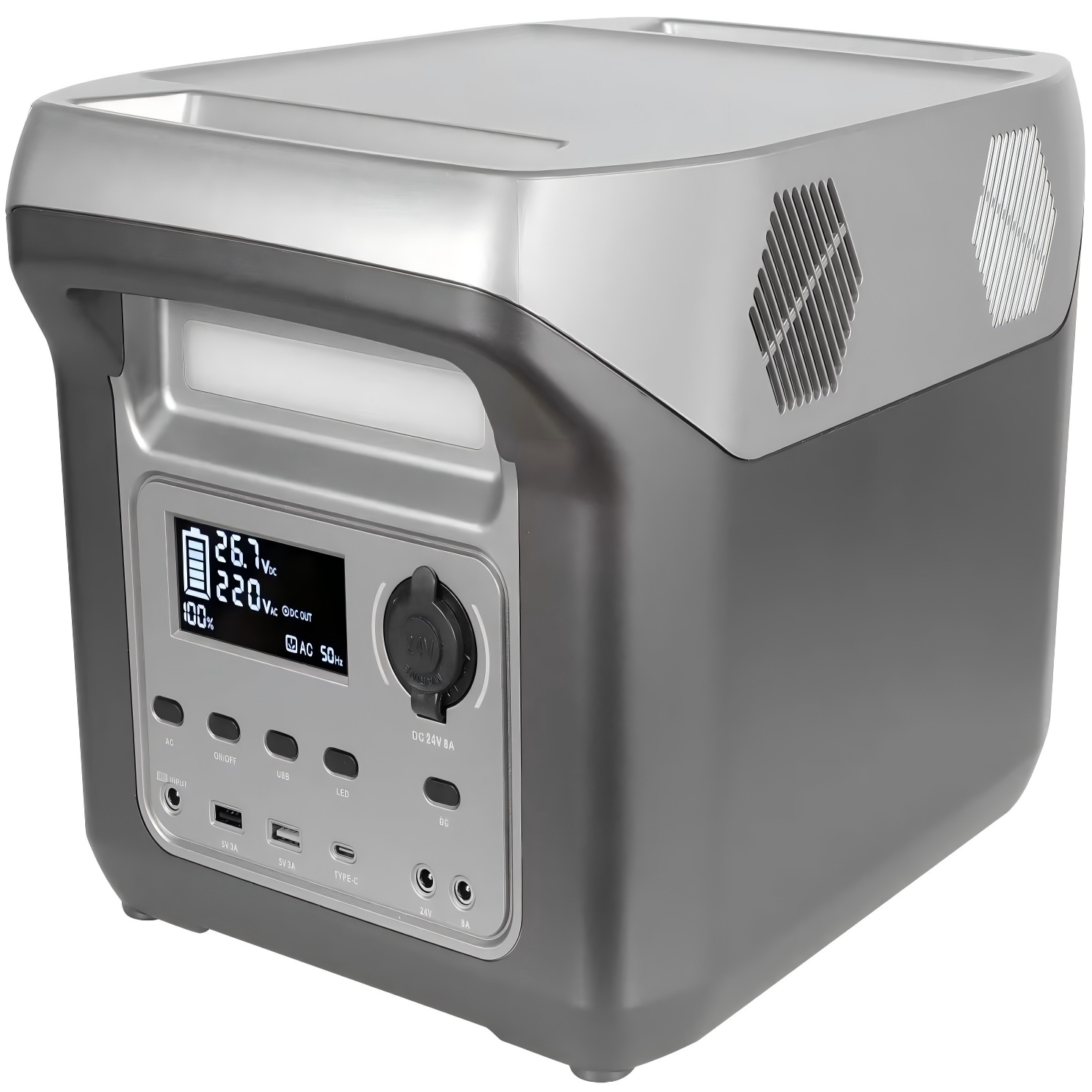 Portable Power Station 1000W Pure Sine - Station d'alimentation portable 1000W/1500W avec batterie
