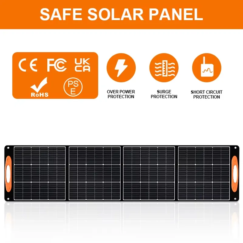 Panneau solaire pliable 200W 1 - Solar Panel 200W Portable Foldable avis et prix