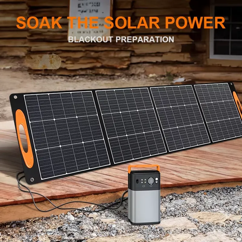Panneau solaire pliable 200W 1 - Solar Panel 200W Portable Foldable avis et prix