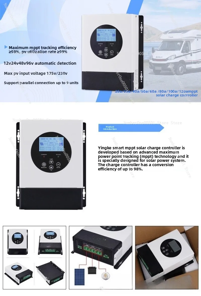 Contrôleur de charge solaire M - Mppt Solar Charge Controller 60A avis et prix