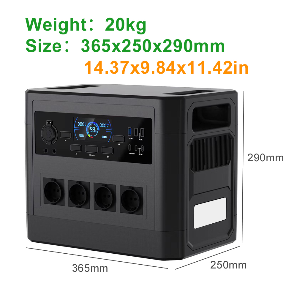 Batterie Lifepo4 2000W, généra - Portable Power Station 2000W Lifepo4 avis et prix