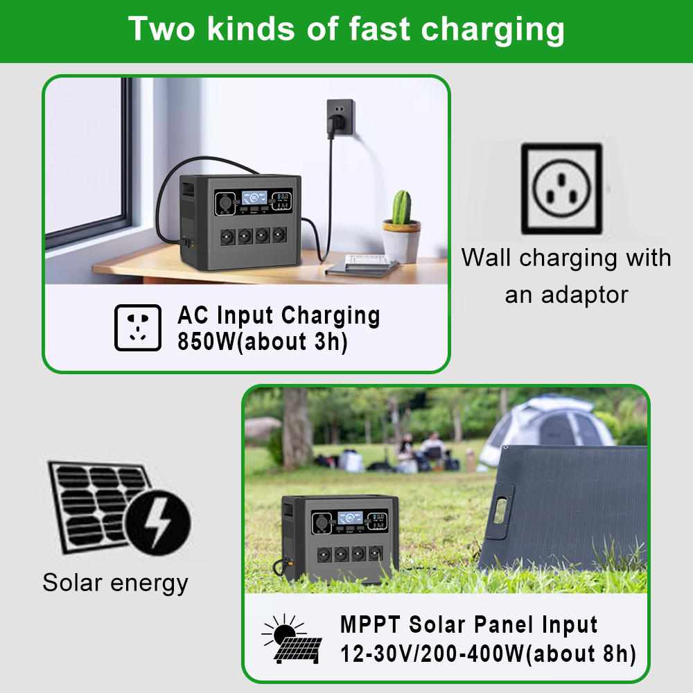 Batterie Lifepo4 2000W, généra - Portable Power Station 2000W Lifepo4 avis et prix