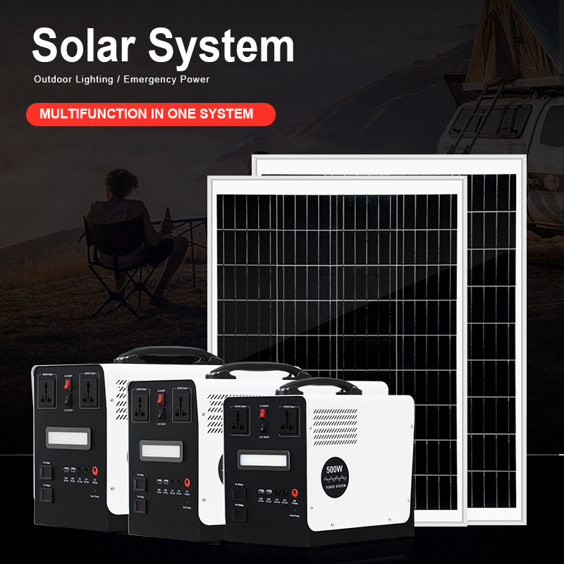 Générateur solaire portable 50 - Portable Power Station 500W avis et prix