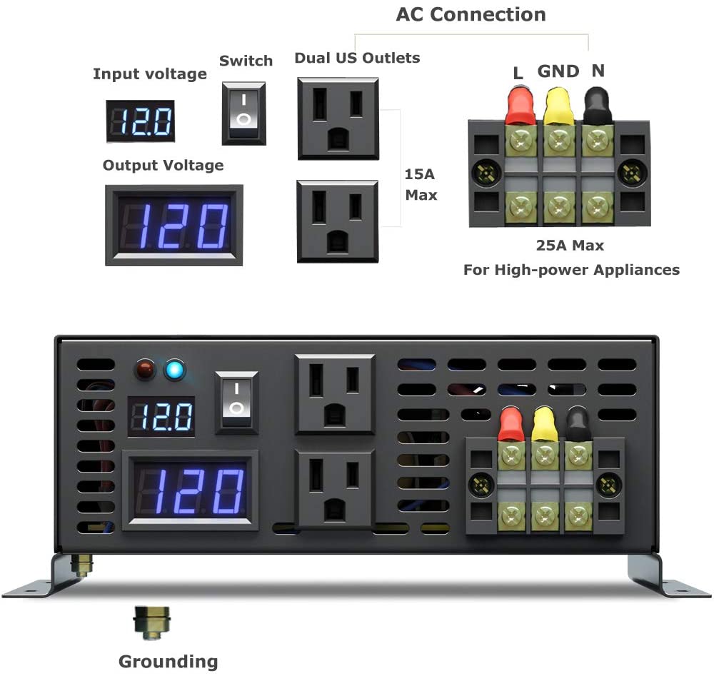 Onduleur à onde sinusoïdale Pu - Solar Generator 3000W avis et prix