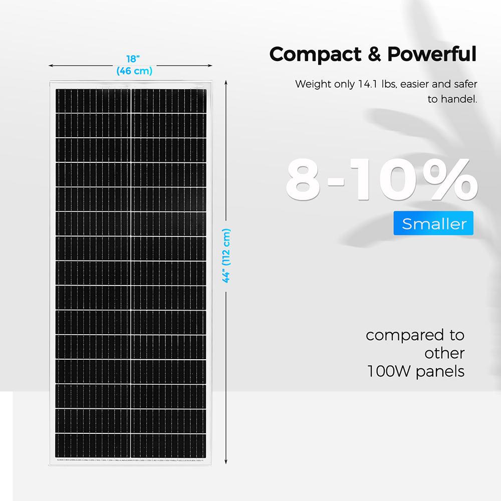 Panneau solaire rigide 100W, m - Solar Panel 400W Rigid Monocrystalline avis et prix
