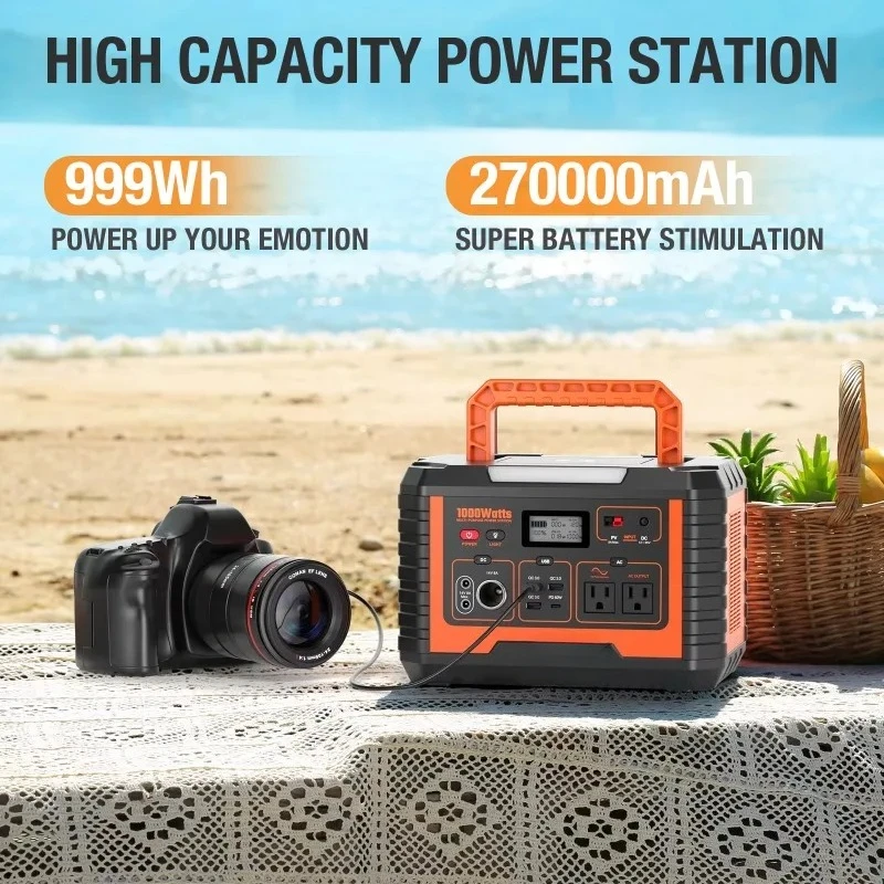 Générateur solaire de camping  - Portable Power Station 1000W avis et prix