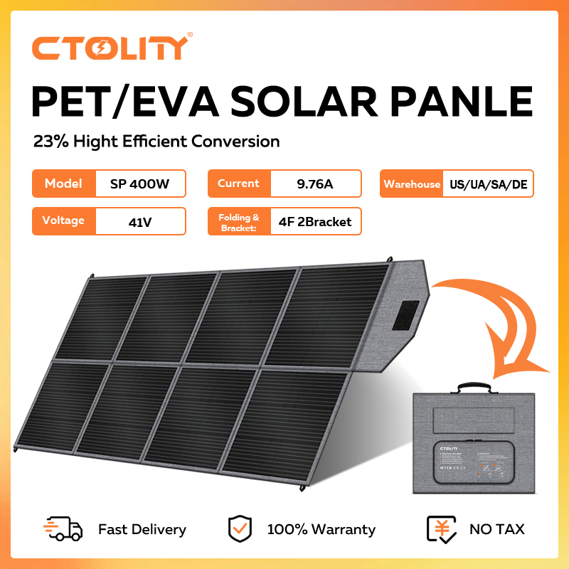 CTOLITY – panneau solaire port - Solar Generator Kit 400W Complete avis et prix