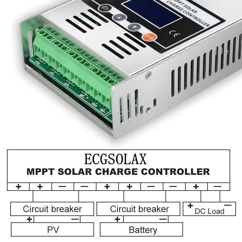 Stock US ECGSOLAX 60A Contrôle - Mppt Solar Charge Controller 60A avis et prix