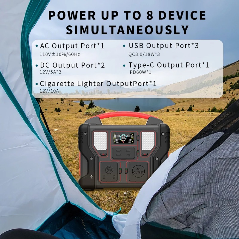 Station d'alimentation portabl - Portable Power Station 300W Camping avis et prix