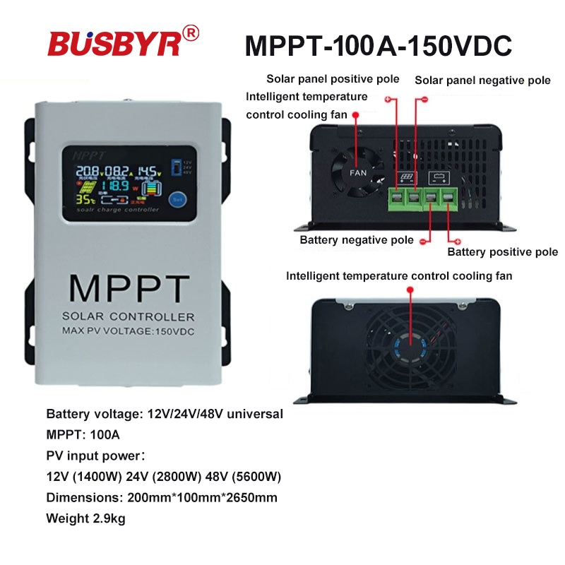Contrôleur de charge solaire M - Mppt Solar Charge Controller 60A avis et prix
