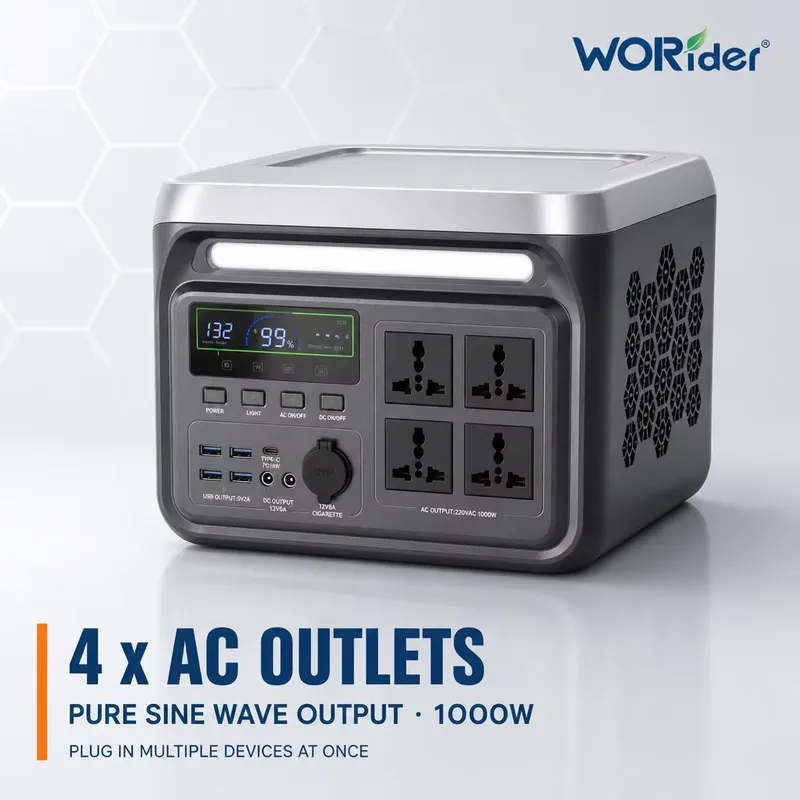 Station d'alimentation portabl - Portable Power Station 1000W Pure Sine avis et prix