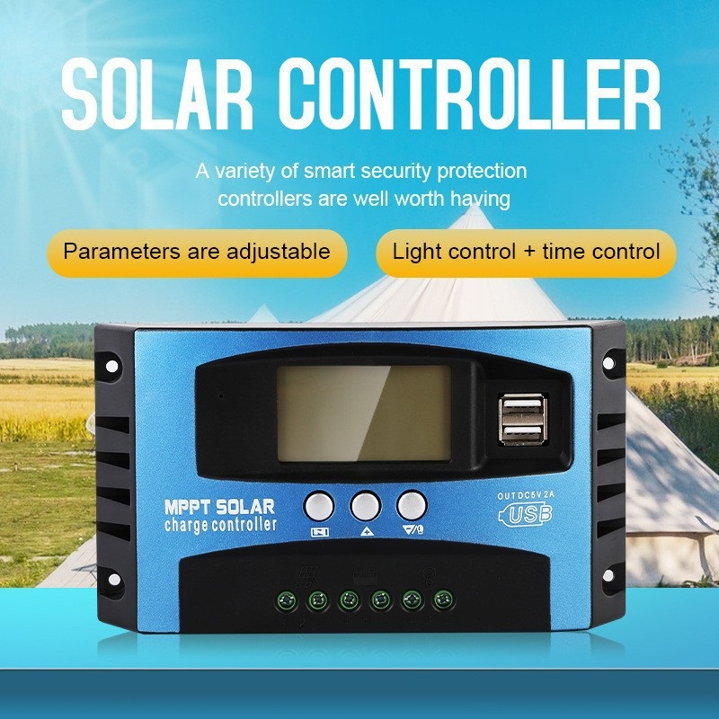 Contrôleur solaire 10A 20A 30A - Mppt Solar Charge Controller 60A avis et prix