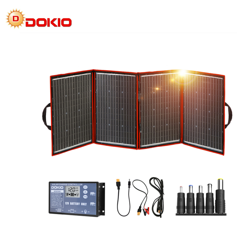 Dokio marque Flexible pliable  - Solar Panel 200W Portable Foldable avis et prix