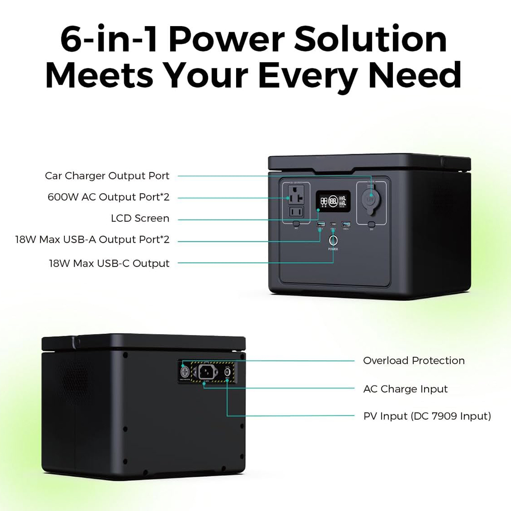 Générateur solaire extérieur l - Portable Power Station 600W Ups avis et prix