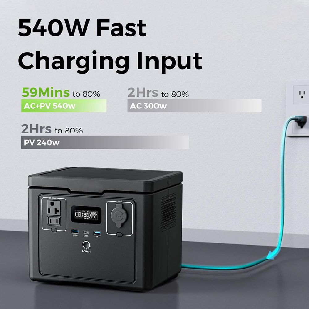 Générateur solaire extérieur l - Portable Power Station 600W Ups avis et prix