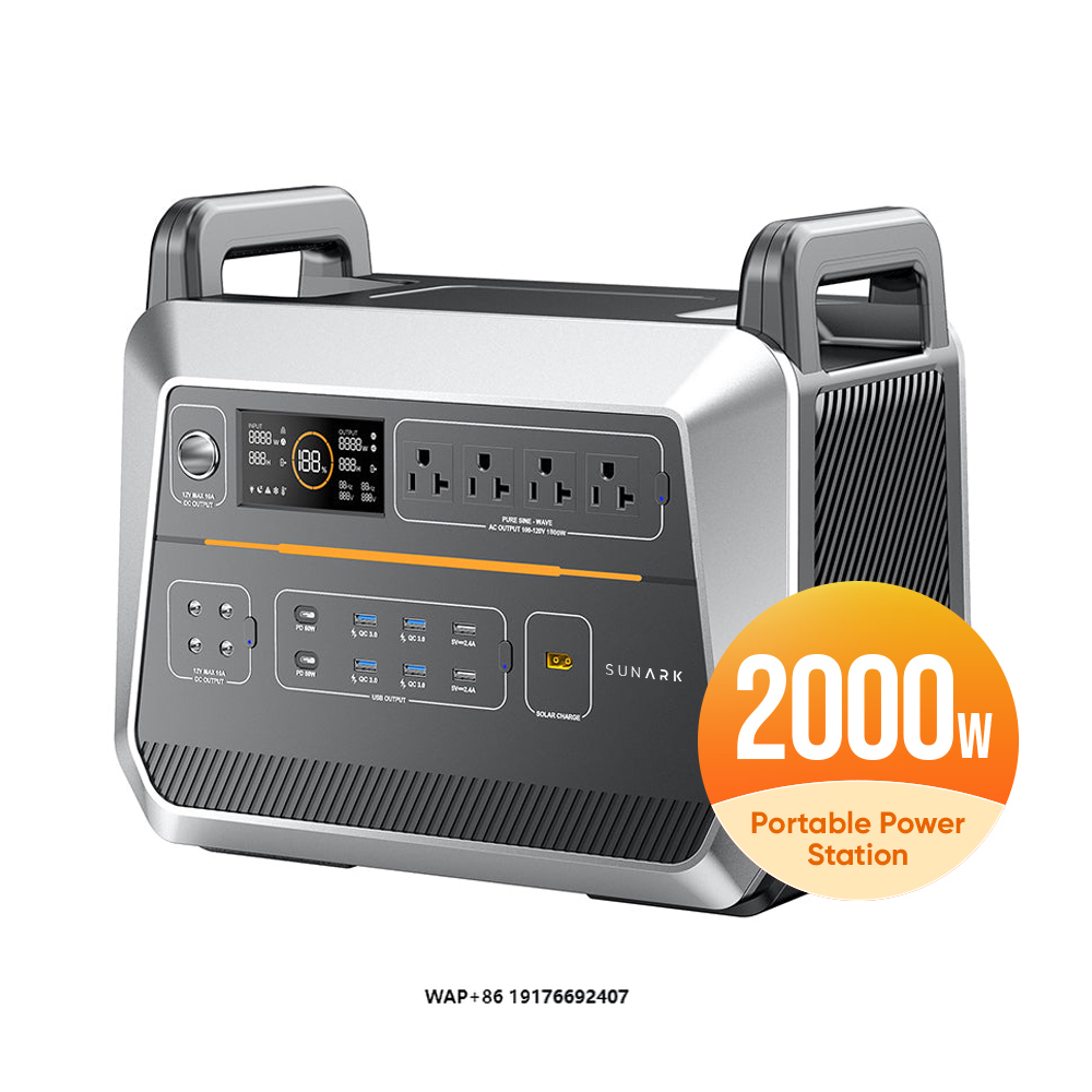 Sunark – générateur d'énergie  - Portable Power Station 2000W Lifepo4 avis et prix