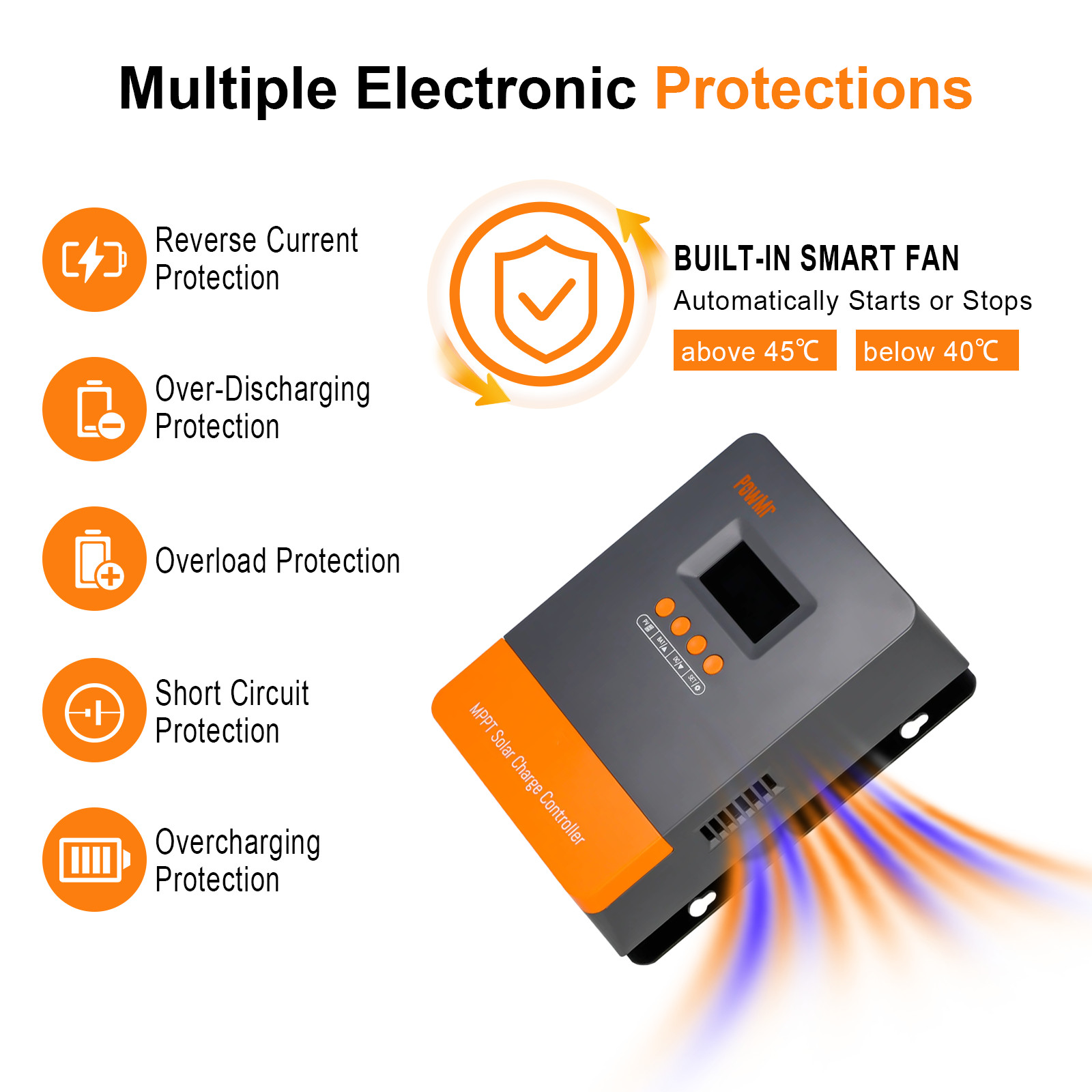 Contrôleur de charge solaire M - Mppt Solar Charge Controller 60A avis et prix