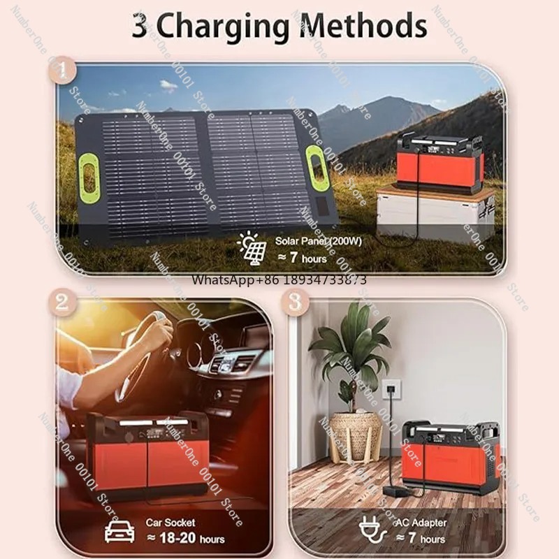 Centrale électrique portative  - Portable Power Station 1500W Ac Outlet avis et prix