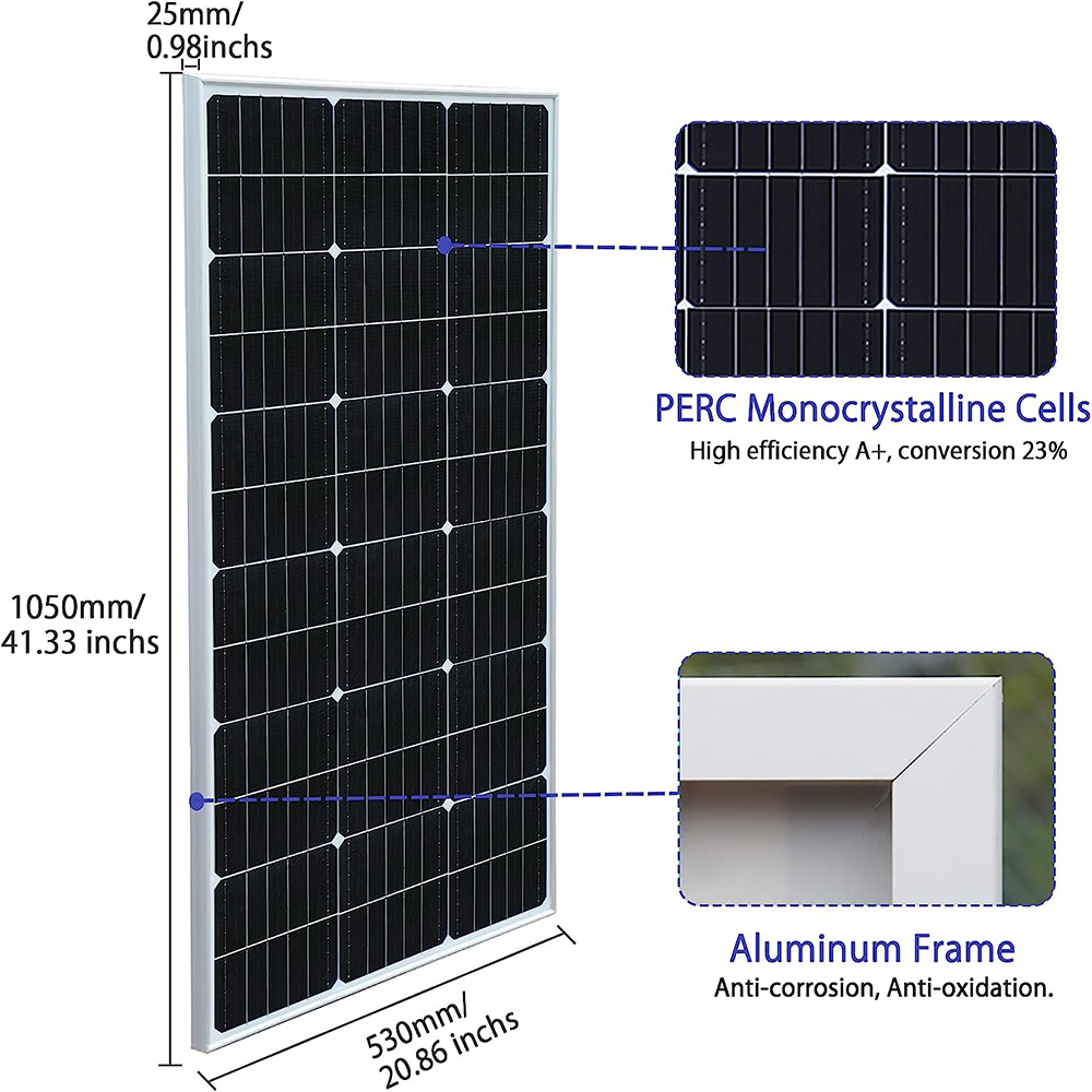 Panneau solaire rigide 1000W 6 - Solar Panel 400W Rigid Monocrystalline avis et prix