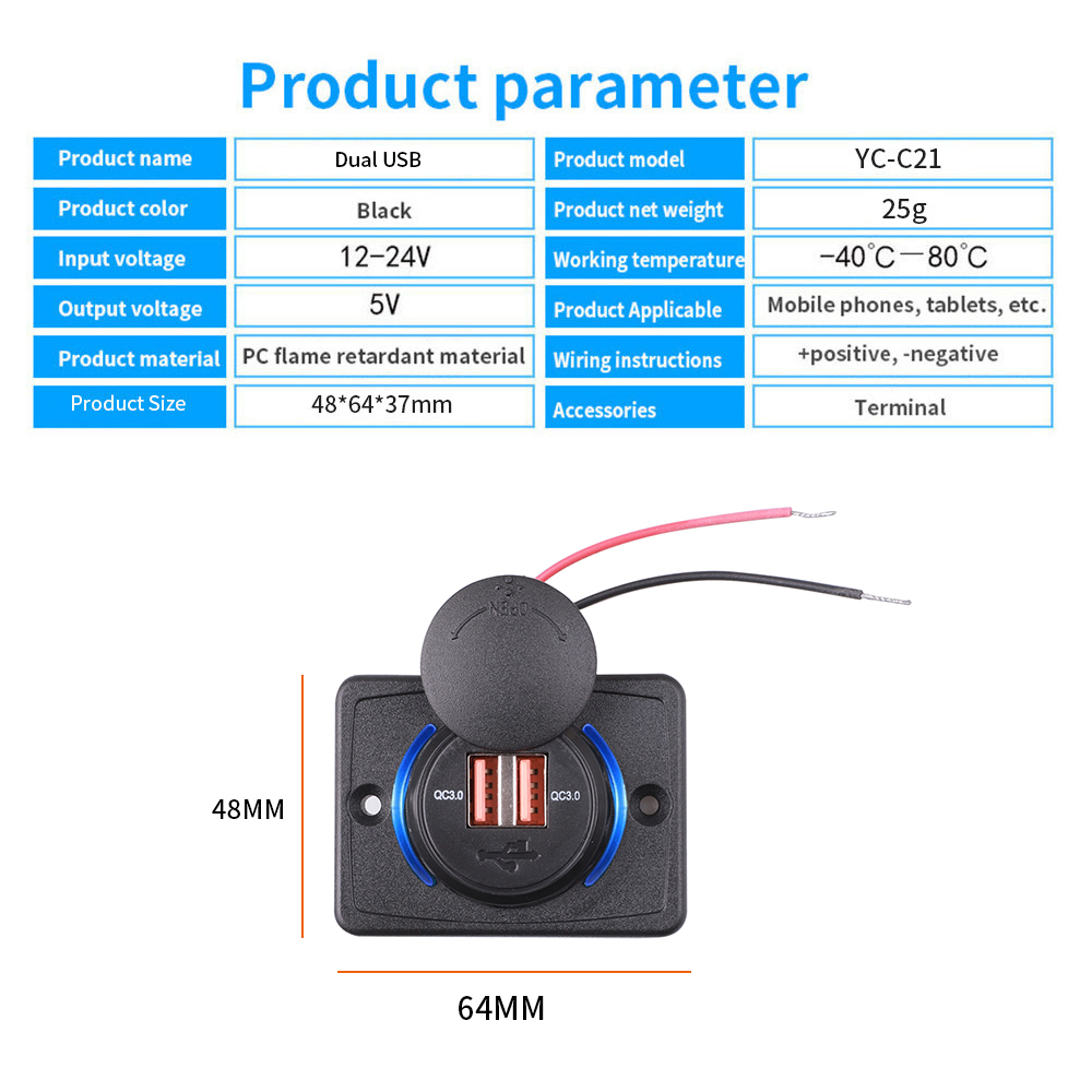 Chargeur double USB 12/24V, pr - Power Station With 30A Rv Outlet avis et prix