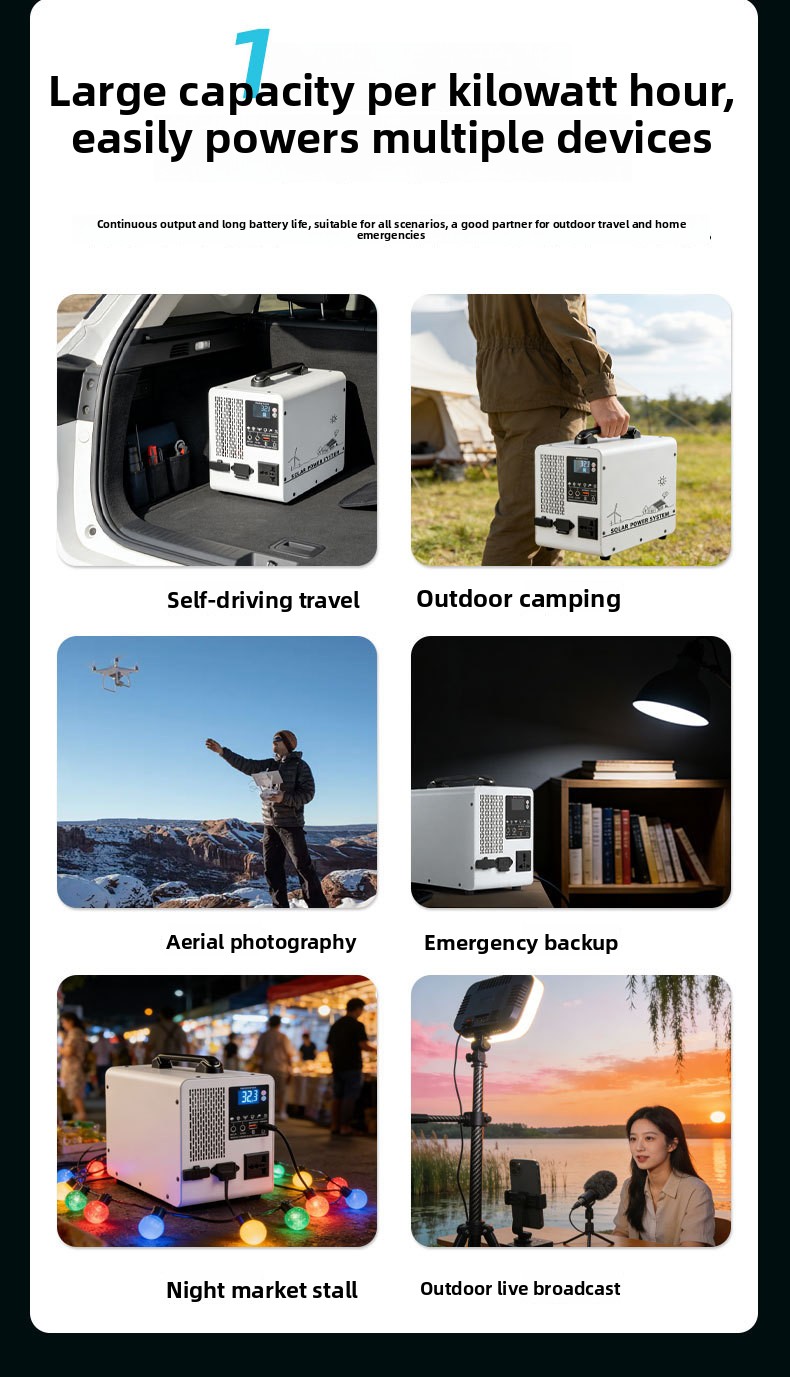 Station d'alimentation portabl - Portable Power Station 1000W avis et prix