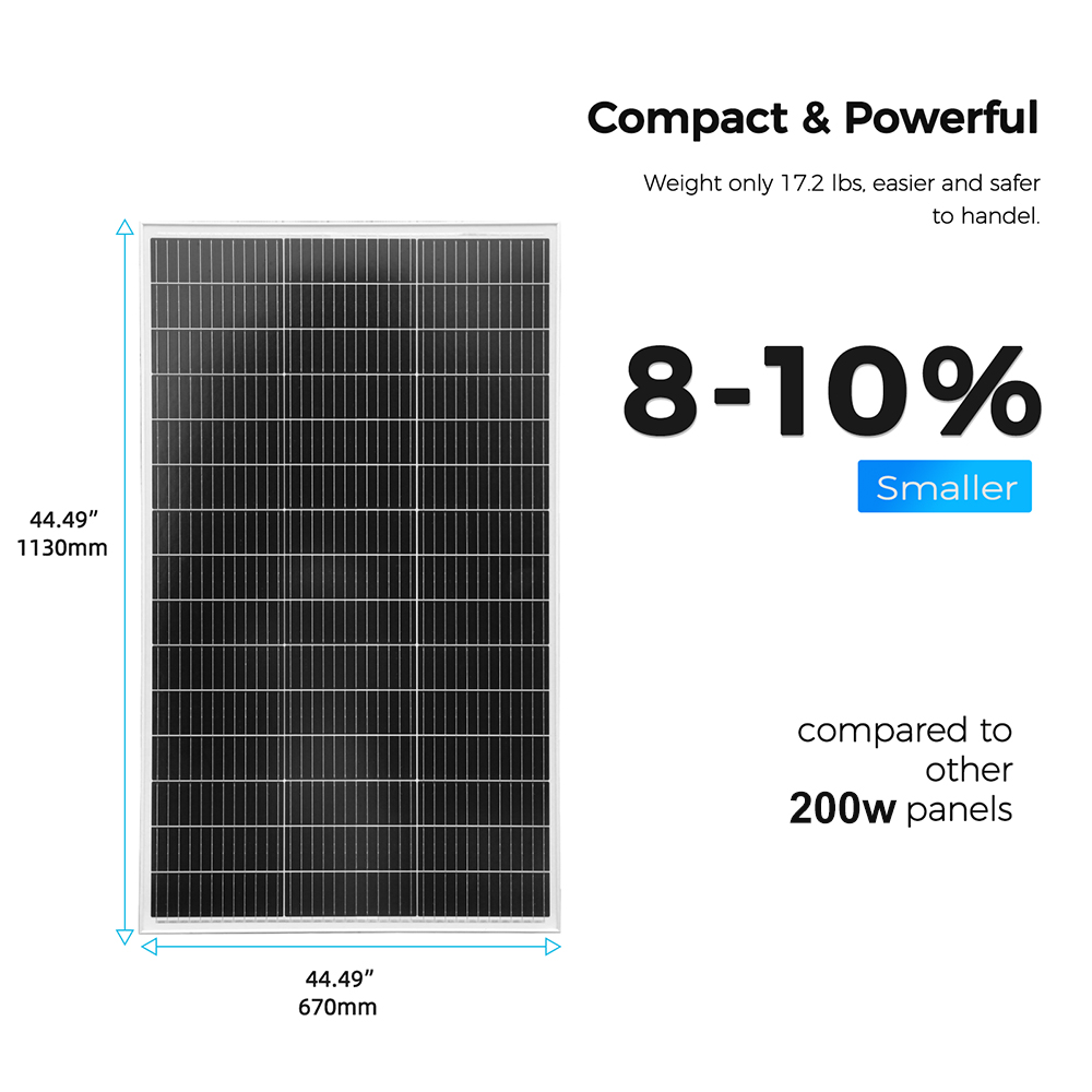 Panneau Solaire Verre 24.75V 2 - Solar Panel 400W Rigid Monocrystalline avis et prix