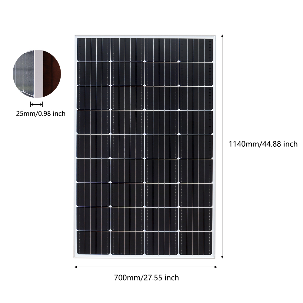 Glass Solar Panel battery Pann - Solar Panel 400W Rigid Monocrystalline avis et prix