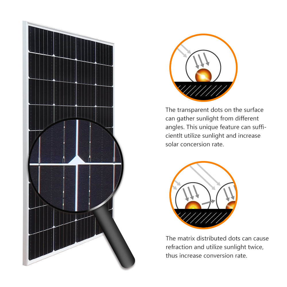 Glass Solar Panel battery Pann - Solar Panel 400W Rigid Monocrystalline avis et prix