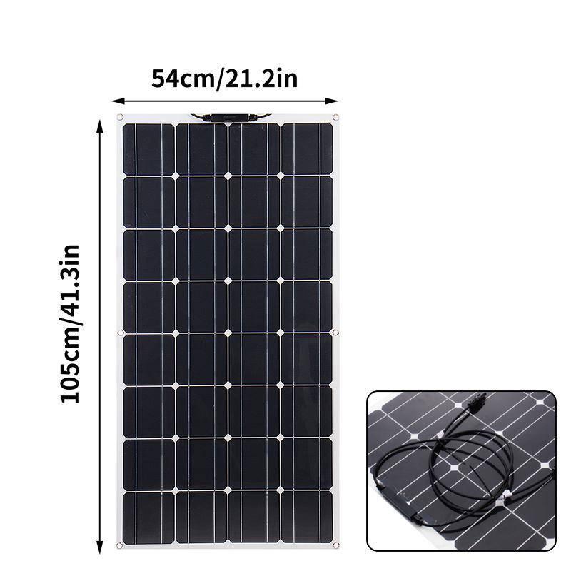 Panneau Solaire Flexible N-Typ - Solar Panel 400W Rigid Monocrystalline avis et prix