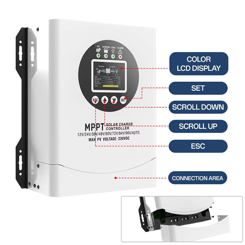 Contrôleur de charge solaire M - Mppt Solar Charge Controller 60A avis et prix