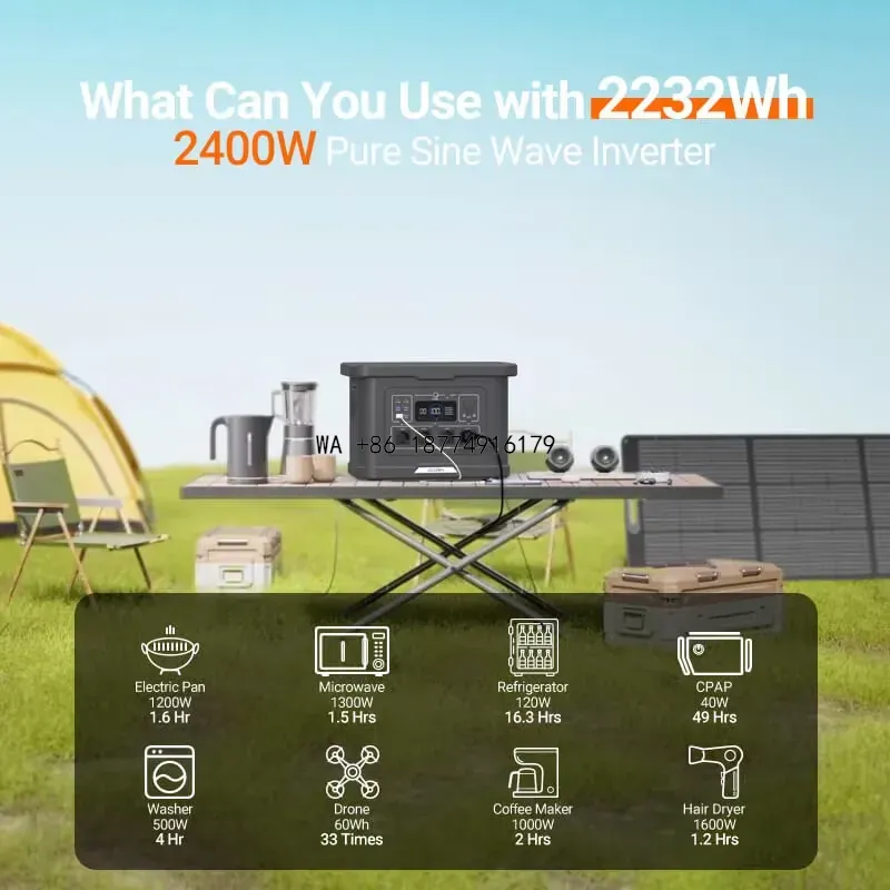 wmwmnu 3kw Centrale électrique - Solar Generator 3000W avis et prix