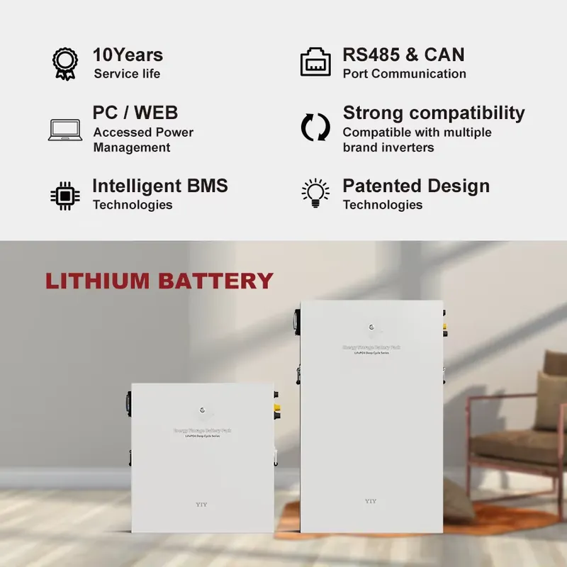 Batterie solaire 10 kWh IP65 2 - Home Backup Battery 10Kwh Lifepo4 avis et prix