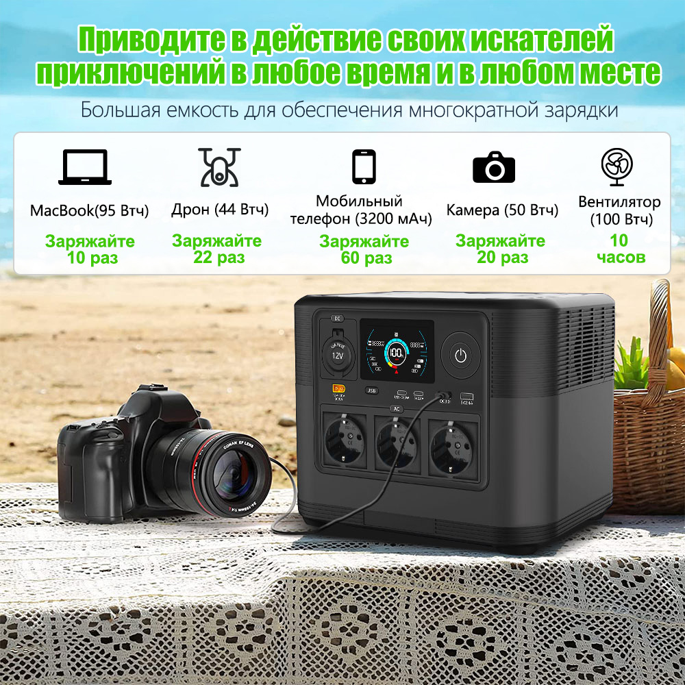 Batterie au Lithium Lifepo4 ex - Portable Power Station 2000W Lifepo4 avis et prix
