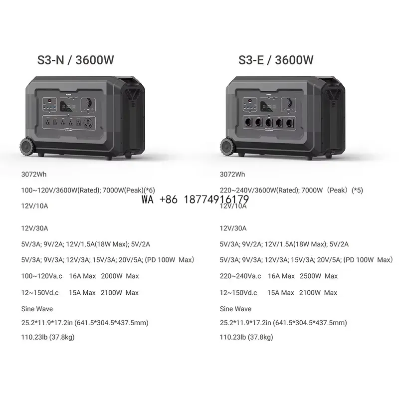 wmwmnu Batterie Lifepo4 3KW, c - Solar Generator 3000W avis et prix