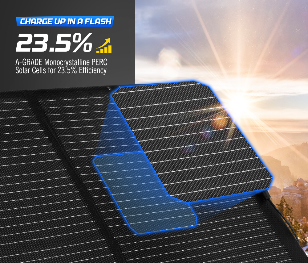 Panneau solaire monocristallin - Solar Panel 200W Portable Foldable avis et prix