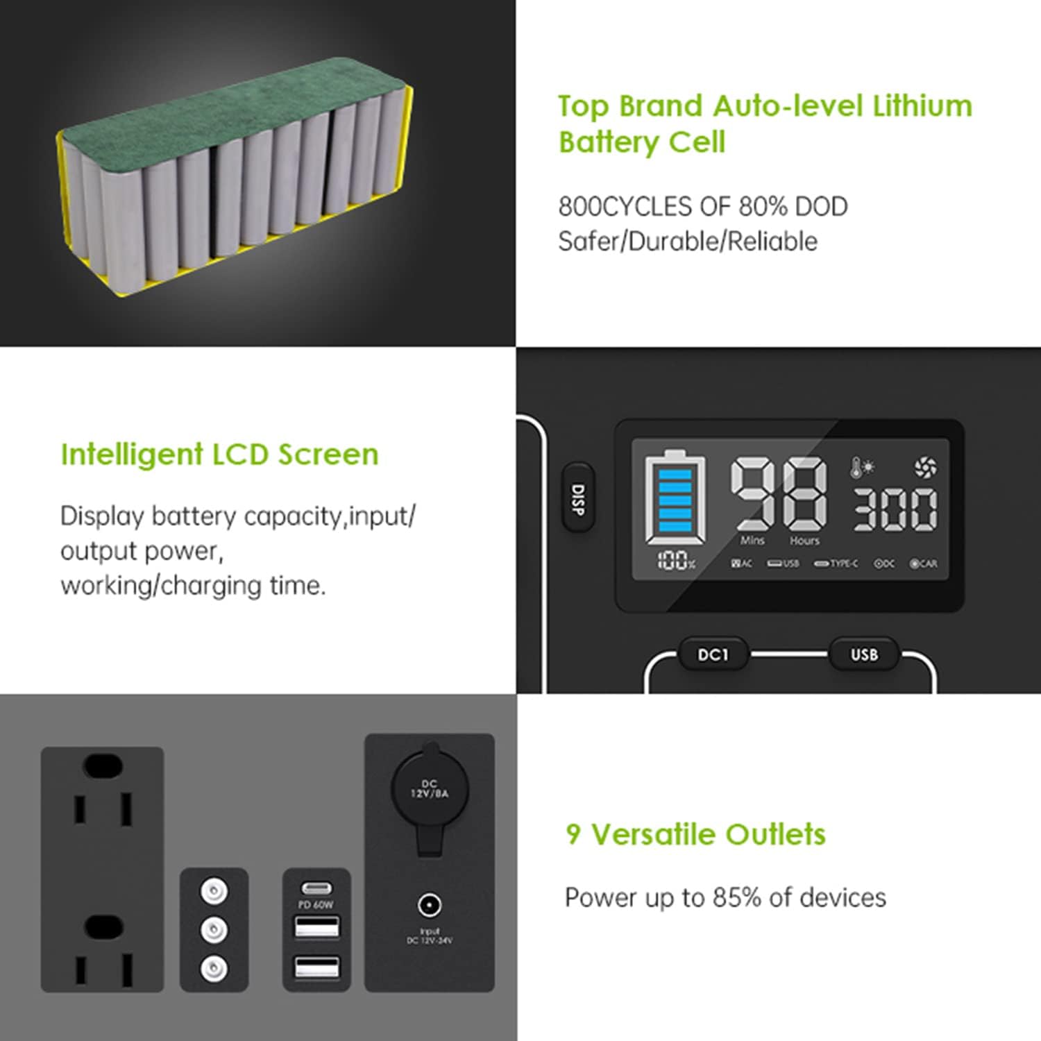 Centrale électrique portable d - Portable Power Station 500W avis et prix