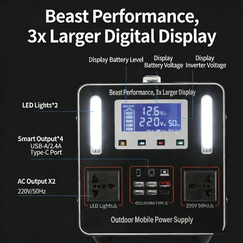 Station d'alimentation portabl - Portable Power Station 500W avis et prix