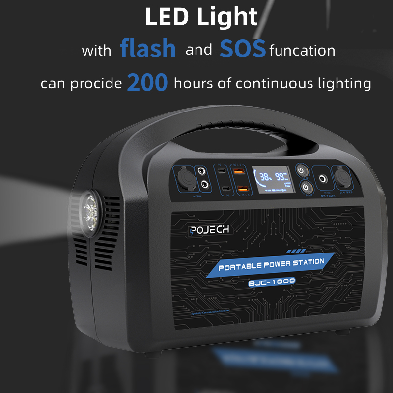 Station d'alimentation solaire - Portable Power Station 1000W avis et prix