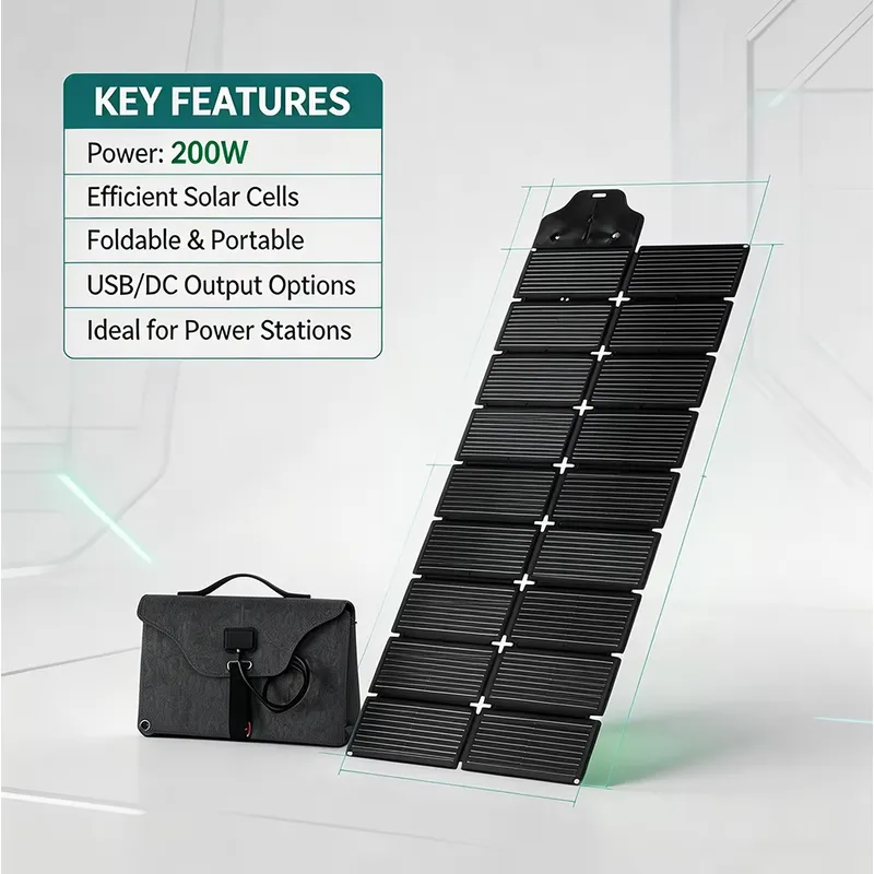 Panneau solaire pliable Trucel - Solar Panel 200W Portable Foldable avis et prix