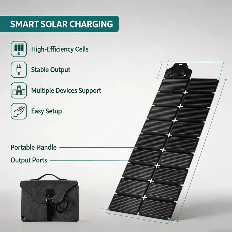 Panneau solaire pliable Trucel - Solar Panel 200W Portable Foldable avis et prix