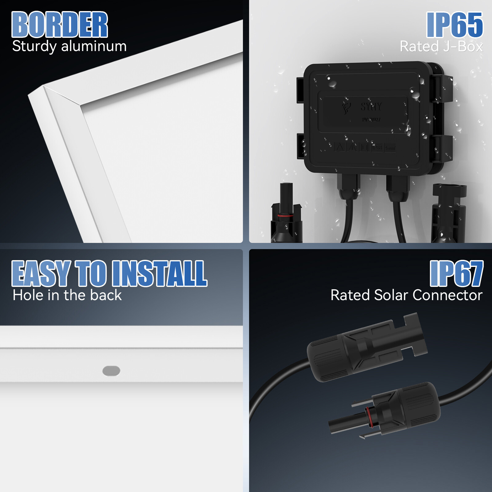 Panneau solaire rigide RVPOZWE - Solar Panel 400W Rigid Monocrystalline avis et prix